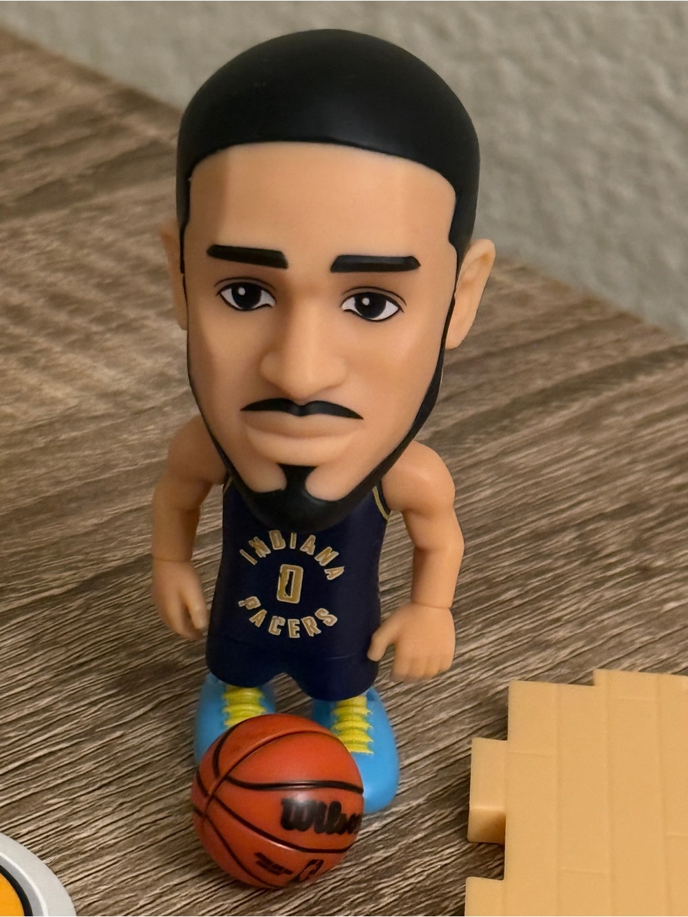 Indiana Pacers Tyrese Haliburton Blue Jersey NBA Ballers Series 2